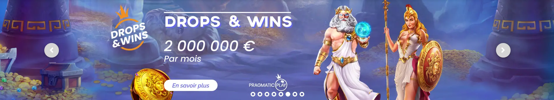 Drop and Wins SPINBOOKIE CASINO