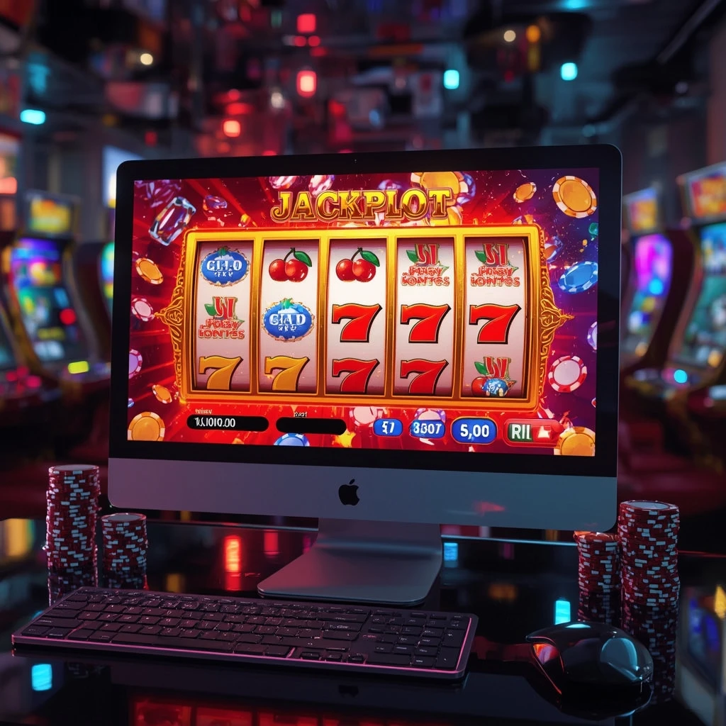 tragamonedas en el monitor SPINBOOKIE CASINO