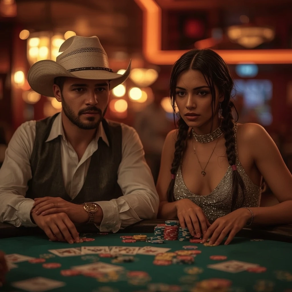 foto de dos jugadores de póker SPINBOOKIE CASINO